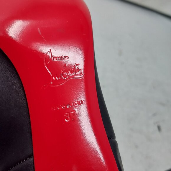 Christian Louboutin Black Leather Turelastic Chelsea Boot - Picture 12 of 13